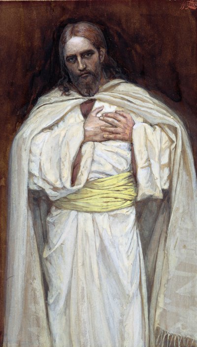 Nasz Pan Jezus Chrystus, ilustracja do życia Chrystusa, ok. 1886-94 (toaleta i gwasz na tekturze) autorstwa James Jacques Joseph Tissot