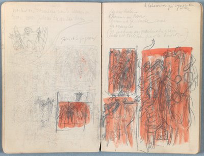 Strony z albumu Szkice do życia naszego Pana Jezusa Chrystusa, koniec lat 80. XIX wieku (grafit i pranie na papierze) autorstwa James Jacques Joseph Tissot