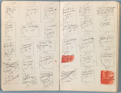 Strony z albumu Szkice do życia naszego Pana Jezusa Chrystusa, koniec lat 80. XIX wieku (grafit i pranie na papierze) autorstwa James Jacques Joseph Tissot