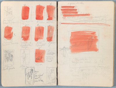 Strony z albumu Szkice do życia naszego Pana Jezusa Chrystusa, koniec lat 80. XIX wieku (grafit i pranie na papierze) autorstwa James Jacques Joseph Tissot