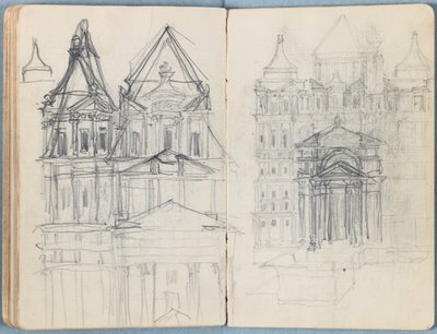 Strony z albumu Szkice do życia naszego Pana Jezusa Chrystusa, koniec lat 80. XIX wieku (grafit i pranie na papierze) autorstwa James Jacques Joseph Tissot