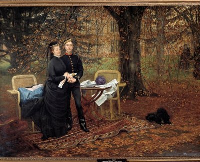 Portrety Cesarskiego Księcia Eugenii (Eugenia de Montijo autorstwa James Jacques Joseph Tissot
