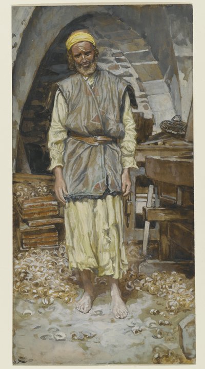Św. Józef, ilustracja do Życia Chrystusa, ok. 1886-94 (wc na papierze) autorstwa James Jacques Joseph Tissot