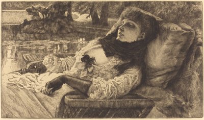 Letni wieczór autorstwa James Jacques Joseph Tissot