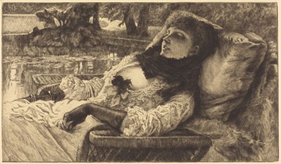 Letni wieczór autorstwa James Jacques Joseph Tissot