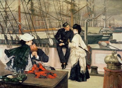 Kapitan i Mate, 1873 autorstwa James Jacques Joseph Tissot