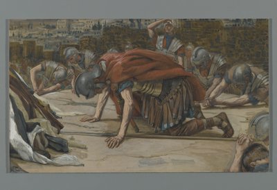Spowiedź setnika, ilustracja z Życia Pana naszego Jezusa Chrystusa, 1886-94 (wc nad grafitem na papierze) autorstwa James Jacques Joseph Tissot