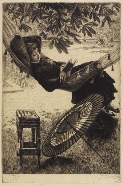 Hamak autorstwa James Jacques Joseph Tissot