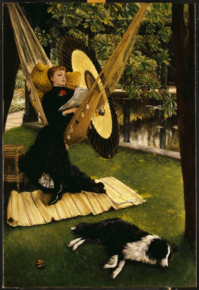 Hamak autorstwa James Jacques Joseph Tissot