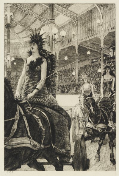 Damy rydwanów, 1885 autorstwa James Jacques Joseph Tissot