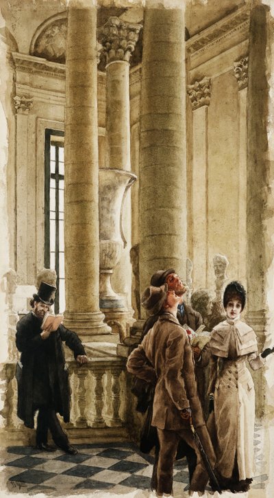 Luwr autorstwa James Jacques Joseph Tissot