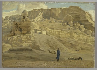 Mokattam z Cytadeli w Kairze, ilustracja z Życia naszego Pana Jezusa Chrystusa autorstwa James Jacques Joseph Tissot