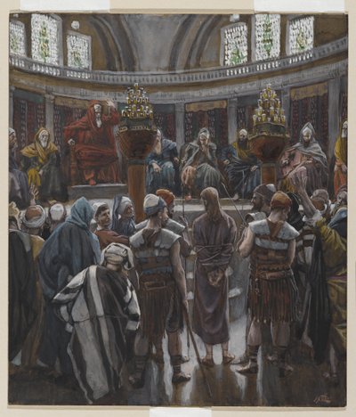 Sąd Poranny, ilustracja z Życia naszego Pana Jezusa Chrystusa, 1886-94 (wc nad grafitem na papierze) autorstwa James Jacques Joseph Tissot