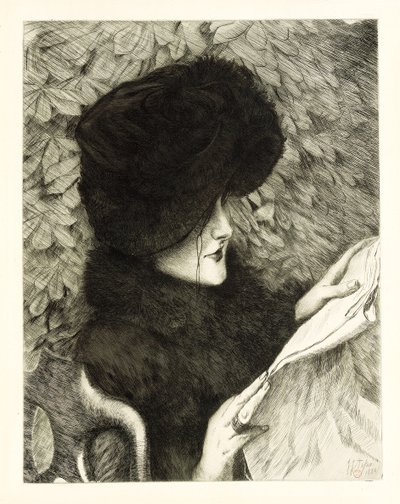 Gazeta, 1883 autorstwa James Jacques Joseph Tissot