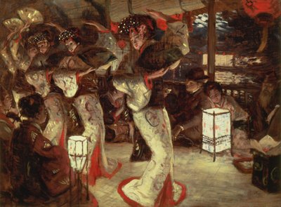 Syn marnotrawny we współczesnym życiu: w obcych klimatach, c.1882 (szkic przygotowawczy) autorstwa James Jacques Joseph Tissot