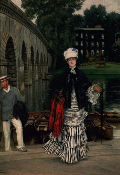 Powrót z rejsu statkiem, 1873 autorstwa James Jacques Joseph Tissot