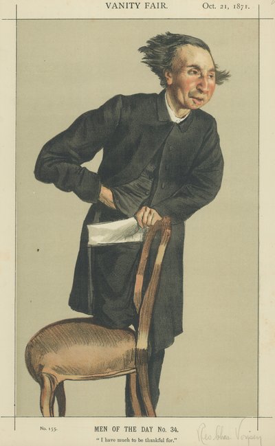 Wielebny Charles Voysey (kolor lito) autorstwa James Jacques Joseph Tissot
