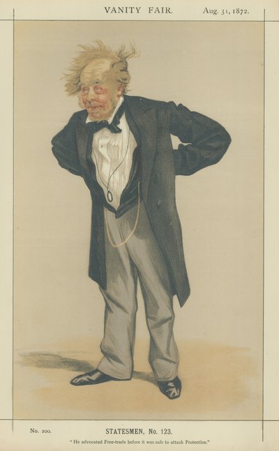 Wielce Szanowny Charles Pelham Villiers autorstwa James Jacques Joseph Tissot