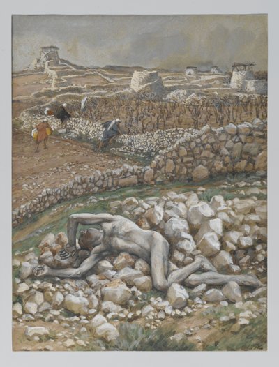 Syn winnicy, ilustracja z „Życia Pana naszego Jezusa Chrystusa” (akwarela na graficie na papierze) autorstwa James Jacques Joseph Tissot
