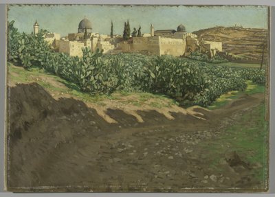 Południowo-zachodni róg Esplanady Haremu, starożytna świątynia, ilustracja z Życia naszego Pana Jezusa Chrystusa autorstwa James Jacques Joseph Tissot
