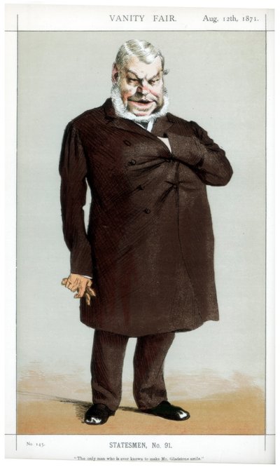Jedyny znany człowiek, który sprawia, że pan Gladstone się uśmiecha, 1871 r autorstwa James Jacques Joseph Tissot