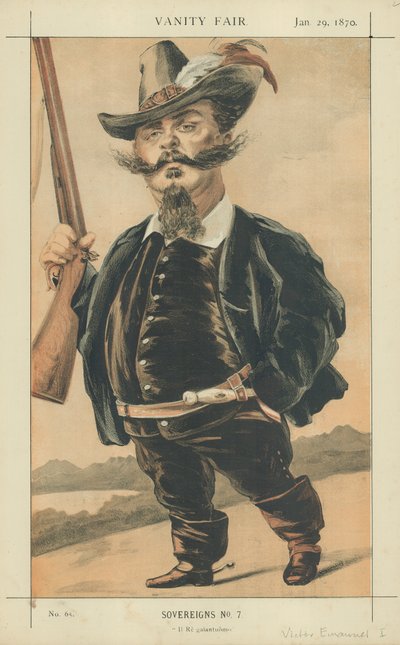 Wiktor Emmanuel I autorstwa James Jacques Joseph Tissot