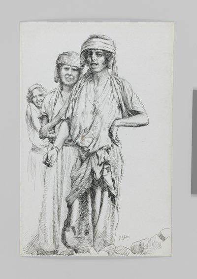 Kobiety z Geba, Samaria, ilustracja z Życia naszego Pana Jezusa Chrystusa autorstwa James Jacques Joseph Tissot