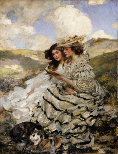 Na wydmach (Lady Shannon i Kitty) autorstwa James Jebusa Shannon