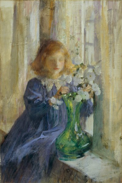 „Zielony wazon”, 1882-1923 autorstwa James Jebusa Shannon