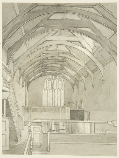 Wnętrze Guildhall autorstwa James Johnson