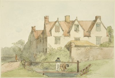 Country House sędziego Fostera (Recorder of Bristol) w pobliżu Ashley Barn (Lower Ashley House) autorstwa James Johnson