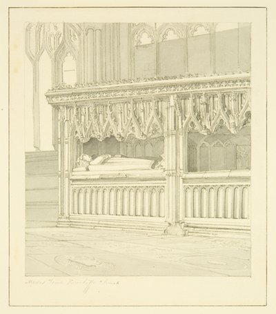 Pomnik Sir Thomasa Mede w St Mary Redcliffe autorstwa James Johnson