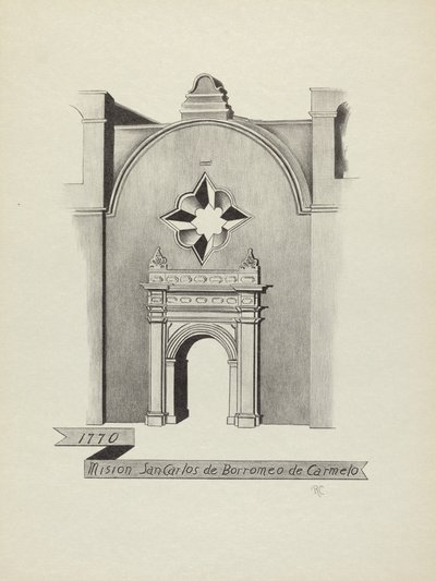 Misja San Carlos de Borromeo de Carmelo autorstwa James Jones