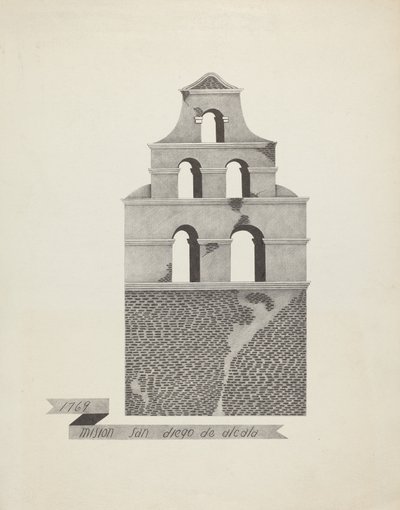 Misja San Diego de Alcala autorstwa James Jones