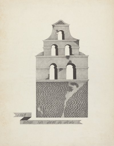 Misja San Diego de Alcala autorstwa James Jones