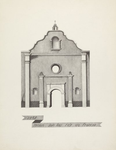 Misja San Luis Rey de Francia autorstwa James Jones