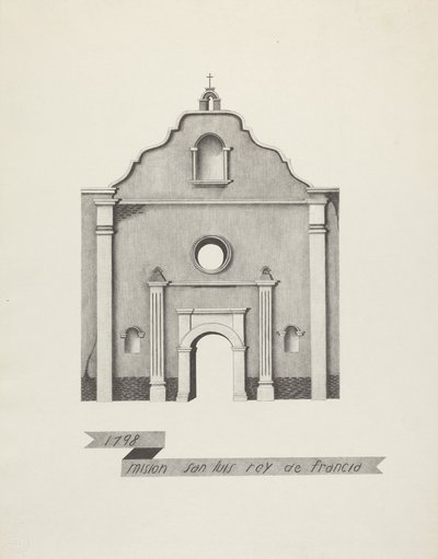 Misja San Luis Rey de Francia autorstwa James Jones