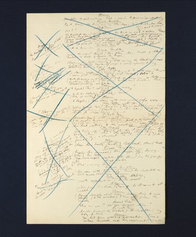 Autograf rękopisu odcinka „Circe” Ulissesa, Paryż, lipiec - grudzień 1920 (pióro i atrament i ołówek na papierze) (patrz także 490413) autorstwa James Joyce