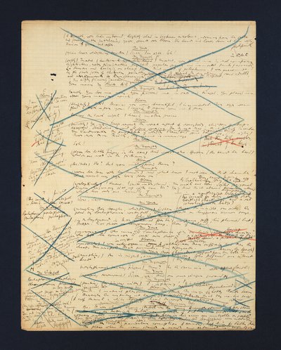 Autograf rękopisu odcinka „Circe” Ulissesa, Paryż, lipiec - grudzień 1920 (pióro i atrament i ołówek na papierze) (patrz także 490419) autorstwa James Joyce