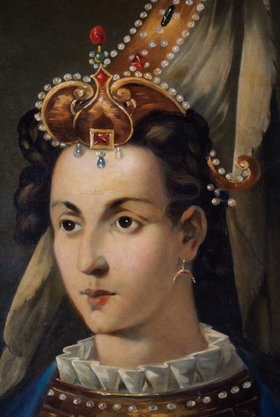 Portret Roxelany, rosyjskiej niewolnicy, która została żoną Sulejmana I. Top... autorstwa James L Stanfield