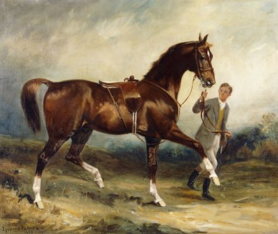 Koń i oczyszczenie w krajobrazie autorstwa James Lynwood Palmer