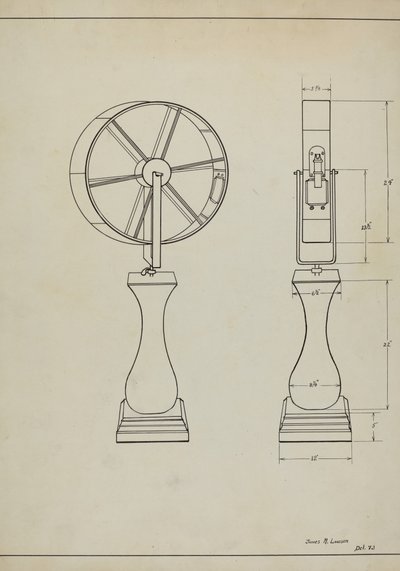 Koło loterii autorstwa James M. Lawson