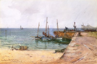 Poranek w Kingbarns, Fife (wc) autorstwa James MacMaster