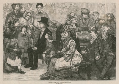 Madame Tussaud & Sons: Wakacje na wystawie figur woskowych (grawerowanie) autorstwa James Macbeth