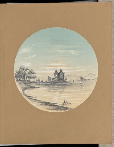 [Ruiny na brzegu] autorstwa James Makgill Heriot Maitland