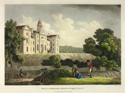 Royal Infirmary Phoenix Park, Dublin autorstwa James Malton