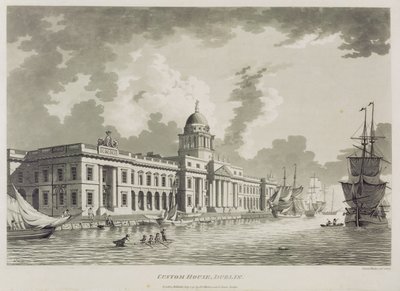 Izba Celna, Dublin, 1792 r. autorstwa James Malton