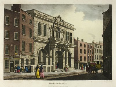 Tholsel, Dublin autorstwa James Malton