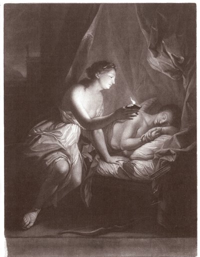 Kupidyn i Psyche autorstwa James McArdell