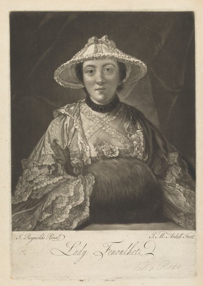 Lady Anne Fenoulhet (z domu Day) autorstwa James McArdell
